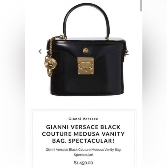 👜 VERSACE BEAUTIFUL VANITY BAG 👜💯 authenticb -  PRICE FIRM ✌️ - Picture 2 of 13